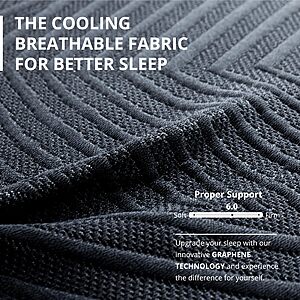 MLILY EGOHOME 12 Inch King Size Memory Foam Mattress for Cooling Sleep, Pressure Relief Cooling Copper Gel Bed in a Box, Foam Made in USA, CertiPUR-US Certified $388.65
