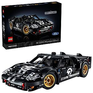 $60 FS WALMART or Target: LEGO Technic 1966 Ford GT40 MKII Race Car Building Set  Collectible Car Toy W/Realistic Functions & Features for Adult Sports Car Fans, Ages 18+