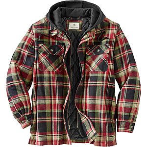 $34.92: Legendary Whitetails Mens Plaid Flannel Shirt Jacket Quilted (Various Colors/Sizes SM-XL Big Tall)
