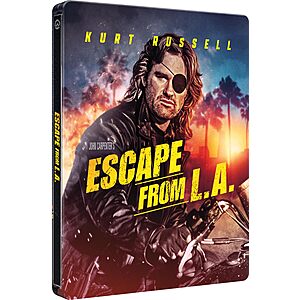 Escape from L.A. (Steelbook) 4K UHD $28.64 Amazon.com