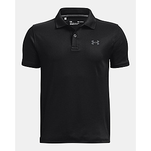 UA Performance Boys' Polo Shirt (Black/Pitch Gray) $6.73 + Free Shipping on $50+
