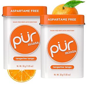 [SnS] $3.11* | 2-Pack of 30-Count Pur Mints (Tangerine Tango) at Amazon