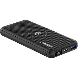 Energizer - Ultimate Lithium 10,000 mAh 20W USB-C PD & 15W Qi Wireless 4-Port Portable Battery Charger Power Bank with LCD Display - Black $19.99