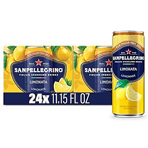 [SnS, AC] $13.18* | 24-Pack 11.15oz Sanpellegrino Italian Sparkling Drink (Limonata) at Amazon