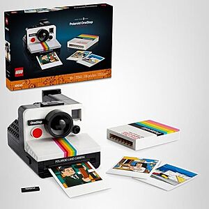 $65.66* | 516-Pc LEGO Ideas Polaroid Camera Building Set (21345) at Amazon