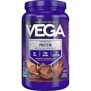 [SnS, AC] $11.99 | 32.5-Oz Vega Original Protein Powder (Creamy Chocolate) at Amazon