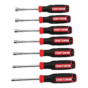 CRAFTSMAN 7-Piece Metric & SAE Spline Nut Driver Set $24.98 + Free Store Pickup at Lowe's or Free Shipping on $35+