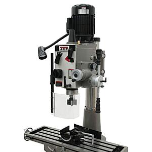 JET JMD-40GHPF Geared Head Mill/Drill with Power Downfeed & Newall DP700 2-Axis DRO & X-Powerfeed $9041.75