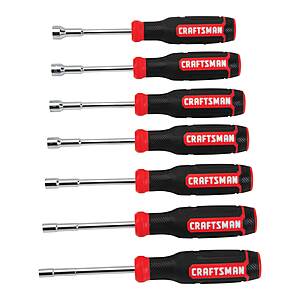 CRAFTSMAN 7 -Piece Metric and standard (SAE) Spline Nut Driver Set | CMHT65081 $24.98