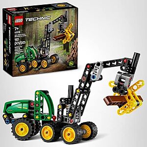 $7.99* | 117-Piece LEGO Technic - John Deere 1470H Wheeled Harvester (42218, 2026) at Amazon