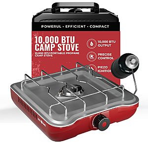 10,000BTU GasOne Single Propane Burner Camp Stove w/ Cooking Grid & Case $31.99 + Free Shipping w/ Prime or on $35+