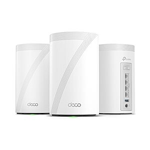 3 Pack TP-Link Deco 7 Pro BE63 Tri-Band WiFi 7 BE10000 Whole Home Mesh System $322.19 + Free S&H at Amazon