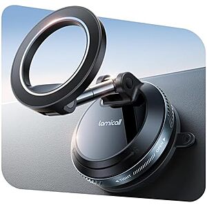 [AC] $9.99* | Lamicall 360° Adjustable Magsafe Car Phone Mount at Amazon