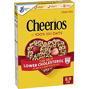 $9.20 S&S Promo AMAZON Five 8.9 Oz Boxes of ORIGINAL Cheerios Cereal