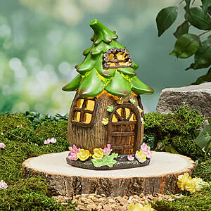 LED Solar Fairy House Garden Decor $11.99
