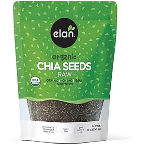 [SnS, AC] $2.24* | 8.8-Oz Elan Organic Chia Seeds at Amazon