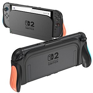 JUSPRO Dockable Grip Case for Nintendo Switch 2 w/ Quick-Release Joy-Con Design $9 + Free Shipping w/ Prime or on $35+