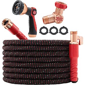 100' Pocket Hose Ballistic Expandable Garden Hose w/ Pocket Pivot Swivel Connector $74.99 + Free Shipping