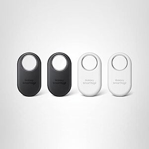 $52* | 4-Pack Samsung Galaxy SmartTag2 Bluetooth Trackers (Black + White) at Amazon
