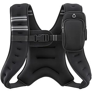 [Prime] $11.99* | 8lb Zelus Weighted Vest w/ Reflective Stripe for Workout at Amazon