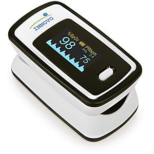 Innovo Deluxe iP900AP Fingertip Pulse Oximeter Blood Oxygen Saturation Monitor with Alarm, Plethysmograph and Perfusion Index $31.49