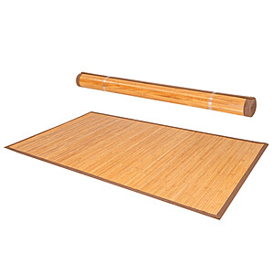 Costway 5' x 8' Anti-Slip Bamboo Floor Mat $65 + Free Shipping