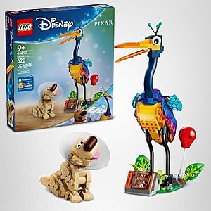 $47.99 | 628-Piece LEGO Disney: Up - Kevin & Dug (43290, 2026) at Amazon