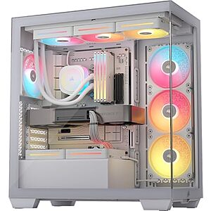 $89.59* | CORSAIR 3500X LX RGB Link Panoramic Mid-Tower PC Case at Amazon