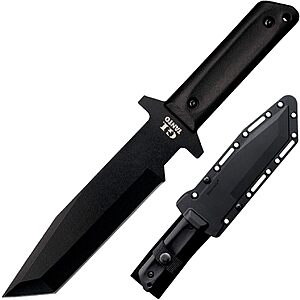 Cold Steel G.I. Tanto 7" 1055 Carbon Steel Fixed Blade Knife w/ 5" Polypropylene Handle & Secure-Ex Sheath $21.74 + Free Shipping w/ Prime or on $35+
