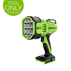 Greenworks bundle ( Add 24v Spot light, 24v Work light and 24v Lantern ) + Free Shipping $100.3