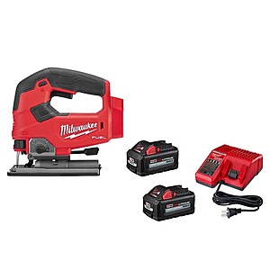 M18 FUEL 18-Volt Lithium-Ion Brushless Cordless Jig Saw with (2) 6.0Ah Batteries and Charger $269