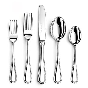 NICE KITCHEN Silverware Set for 8,40 Piece Heavy Duty Stainless Steel Flatware Set $17.99