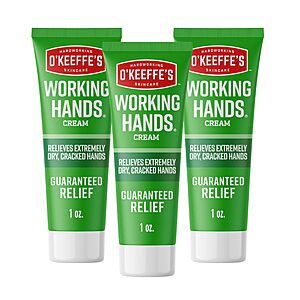 O'Keeffe's Working Hands Hand Cream for Extreme Dryness - 1 oz Tube (3 Pack) $6.61