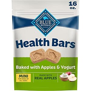 [SnS, AC] $1.99* | 16-Oz Blue Buffalo Health Bars Mini Crunchy Dog Biscuits (Apples & Yogurt) at Amazon