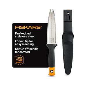 Fiskars 12.80'' Hori Hori Garden Knife with Sheath $15.92 + Free S&H w/ Prime or $35+