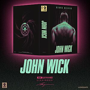 John Wick: Titans of Cult Steelbook Edition (4K Ultra HD + Blu-Ray) $28.49 + Free Shipping w/ Prime or on $35+