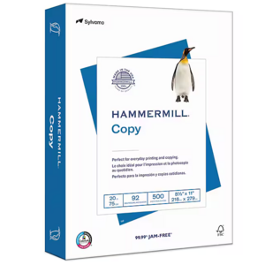 10-Ream 8.5" x 11" Hammermill Copy Plus Printer Paper $40