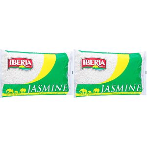 $4.71 S&S Amazon Iberia Jasmine Rice, 2 lb. (Pack of 2)