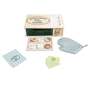 25-Piece Pearhead Wooden Bakery Montessori Pretend Play Toy Set w/ Oven & Cookie Baking Set  $10.25 + Free Shipping w/ Prime or on $35+