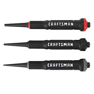 3-Piece CRAFTSMAN Nail Set (1/32", 2/32", 3/32") $5.98 + Free Store Pickup at Lowe's or Free Shipping on $35+