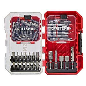 CRAFTSMAN 65-Piece Screwdriver Bit Set $13.98 + Free Store Pickup at Lowe's or Free Shipping on $35+