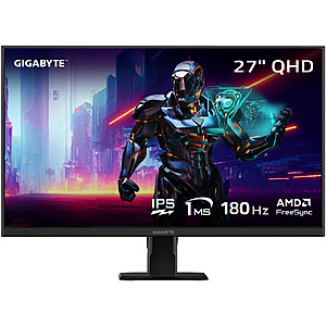 27" Gigabyte 1440p 180Hz IPS Gaming Monitor (GS27QA) $145.99 + Free Shipping