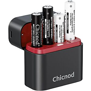 4-Pack Rechargeable AA Lithium Batteries w/ USB-C Charger, 3800mWh 1.5V $7.49 + Free Shipping w/ Prime or on $35+