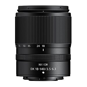 Nikon NIKKOR Z DX 18-140mm VR | Compact all-in-one zoom lens for APS-C size/DX format Z series mirrorless cameras (wide angle to telephoto) | Nikon USA Model $506