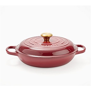 QVC New Customers: 2.75-Qt Le Creuset Cast Iron Signature Braiser w/ Cast IronLid (Various Colors) $169.98 + $8.22 S/H