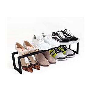 QUALIAZERO Expandable Shoe Rack Organizer $9.99 + Free S&H w/ Prime at Woot!
