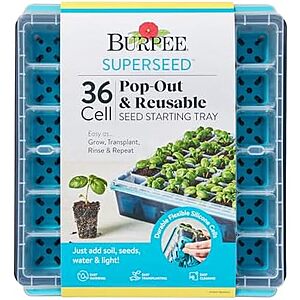 $7.56* | 36-Cell Pop-Out Burpee SuperSeed Reusable Seed Starting Tray at Amazon