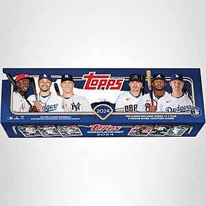 $39.99* | 2024 Topps Baseball Complete Set Factory Sealed Box Set at Amazon