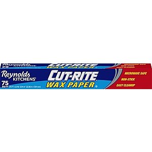 [SnS, AC] $1.73* | 75-sq-ft Reynolds Cut-Rite Wax Paper Roll at Amazon