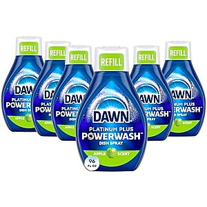 [SnS, AC] $39.14 | 3 × 6-Pack 16-Oz Dawn Platinum Powerwash Dish Spray Refill (Apple) ($13.05 each) at Amazon